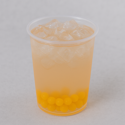 Peach Nitro Infused Bubble Tea
